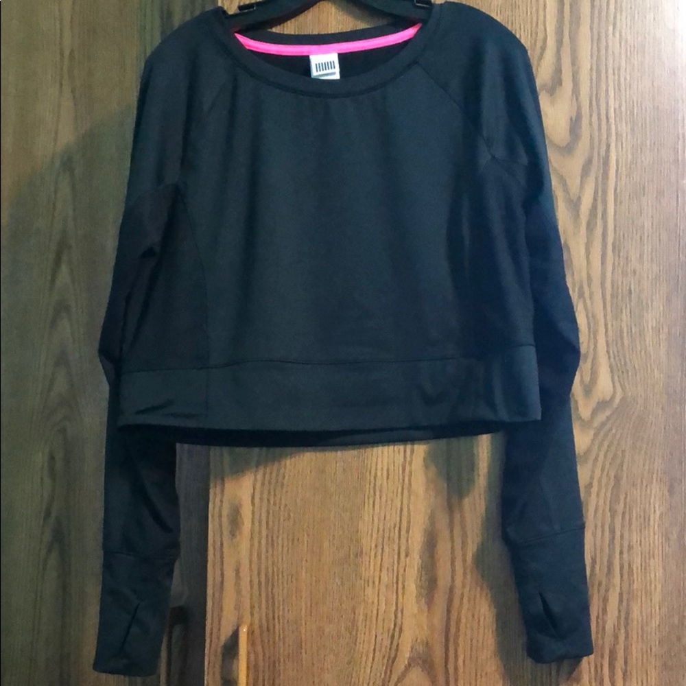 Victoria’s Secret sport crop sweater blk med